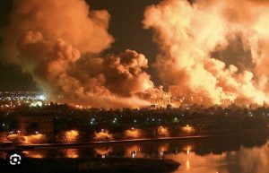 Iraq being bombed